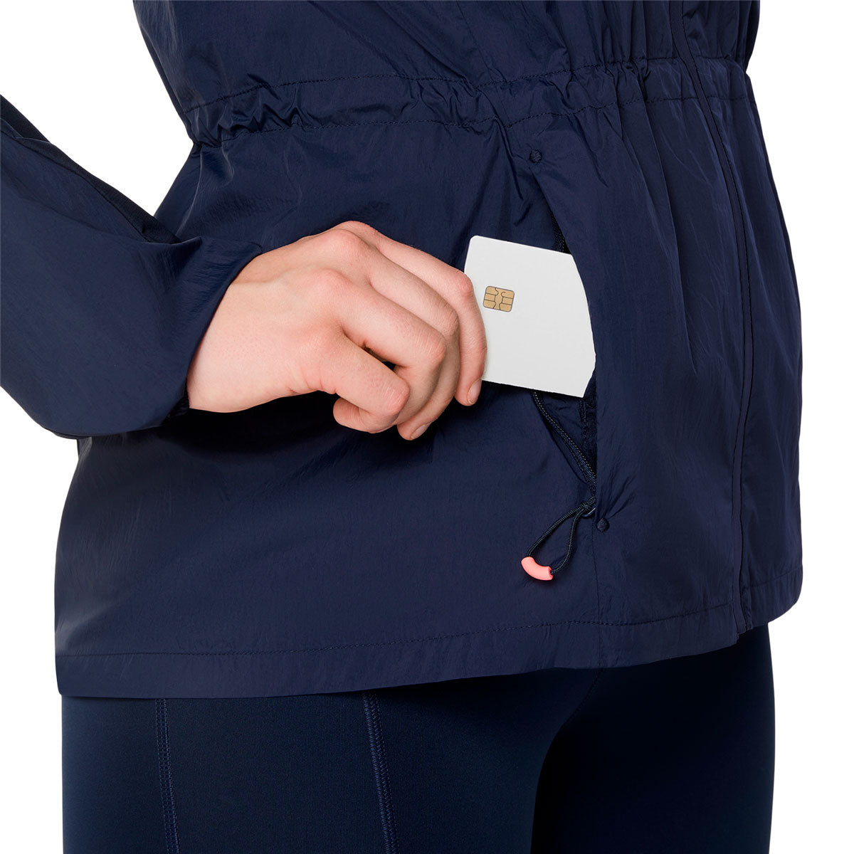 Asics Road Packable Jacket Dame med lomme til kort