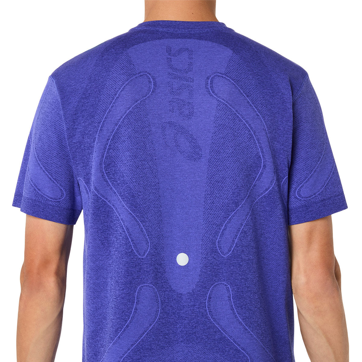 Asics Road Seamless SS T-shirt til mænd i lilla farve