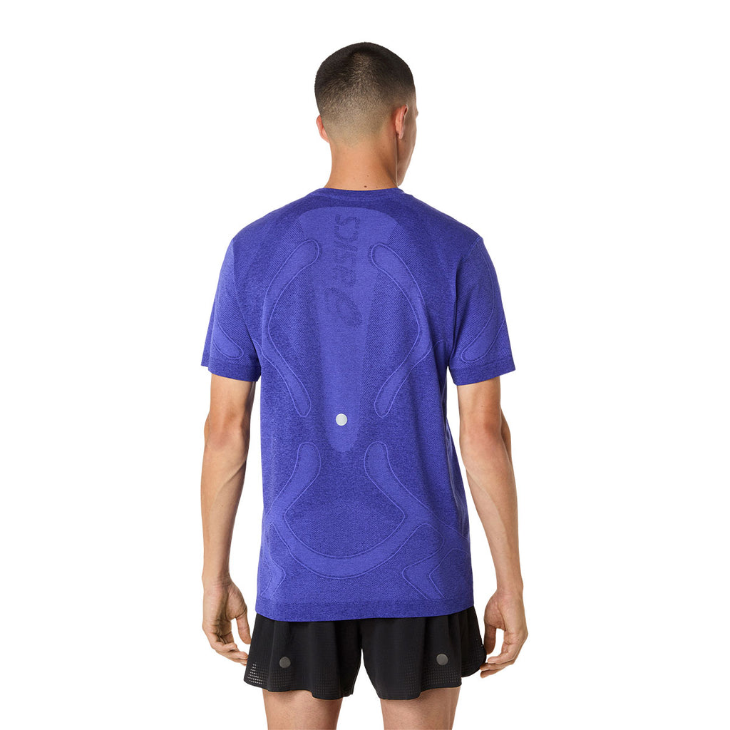 Asics Road Seamless SS T-shirt til mænd i lilla farve