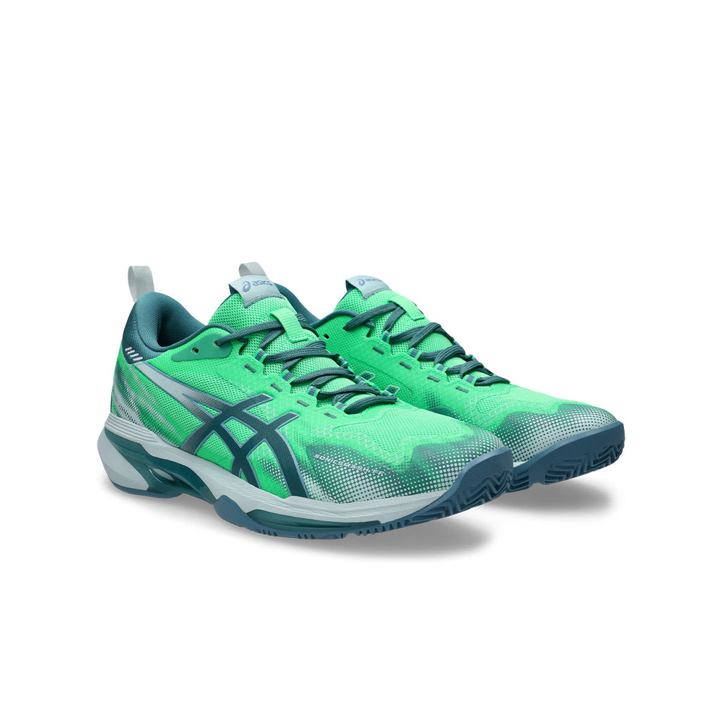 Asics Sonicsmash FF indendørssko i grøn og blå farve