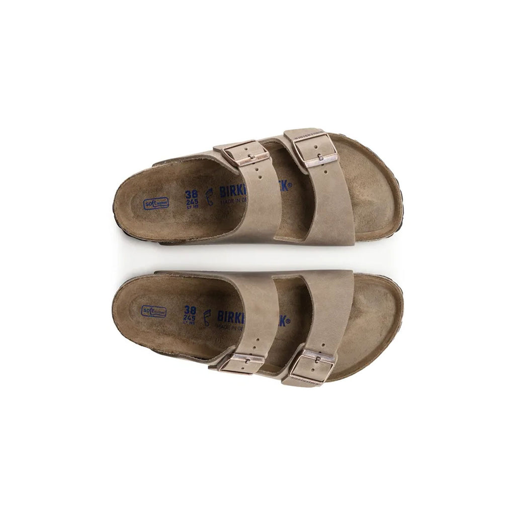 Birkenstock Arizona sandaler i oiled tobakbrun med bløde remme