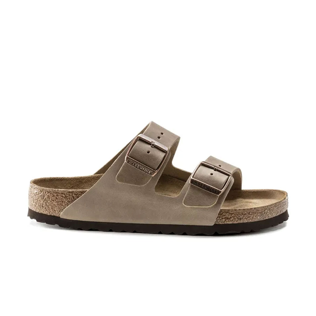 Birkenstock Arizona sandaler i oiled tobakbrun læder med justerbare remme