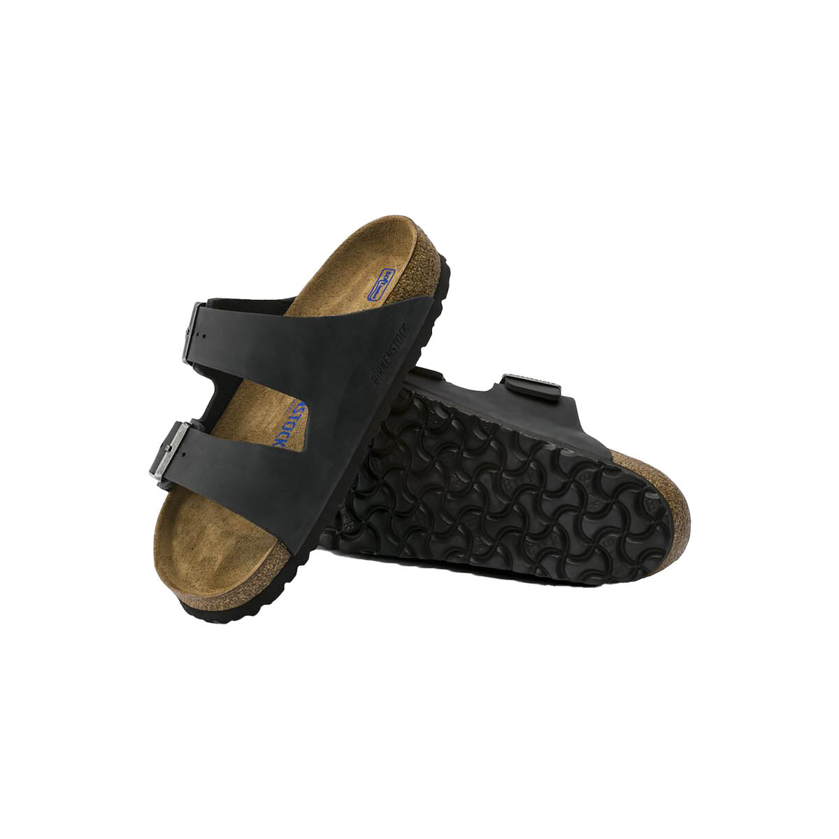 Birkenstock Arizona sandaler med blød indlægssål i sort farve