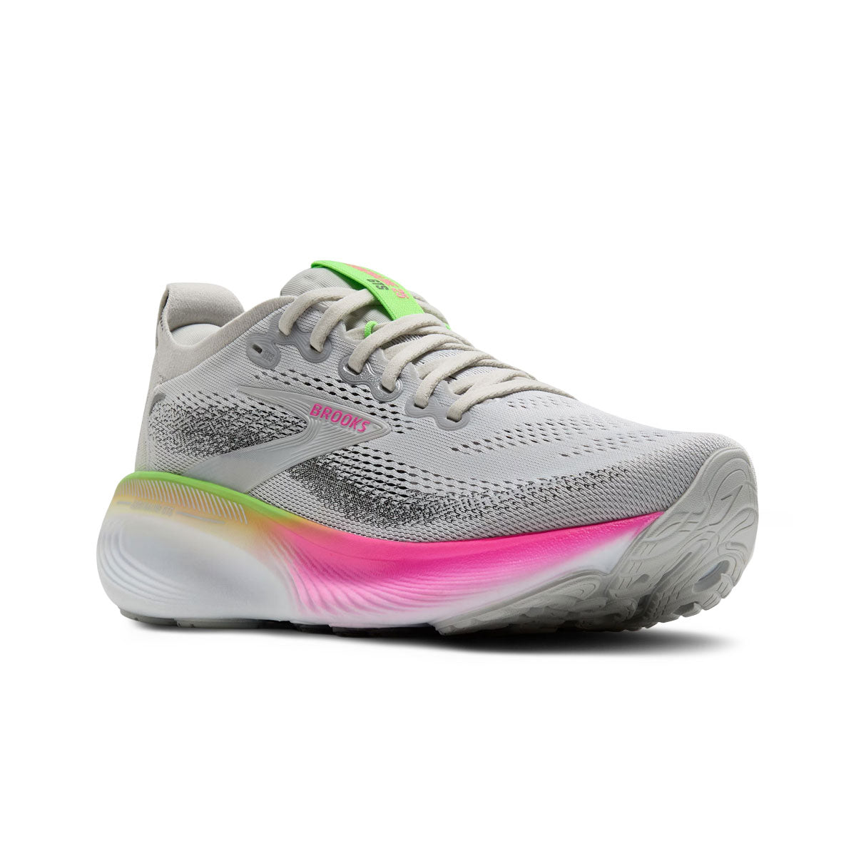 Brooks Adrenaline GTS 25 Dame løbesko i grå og pink farver