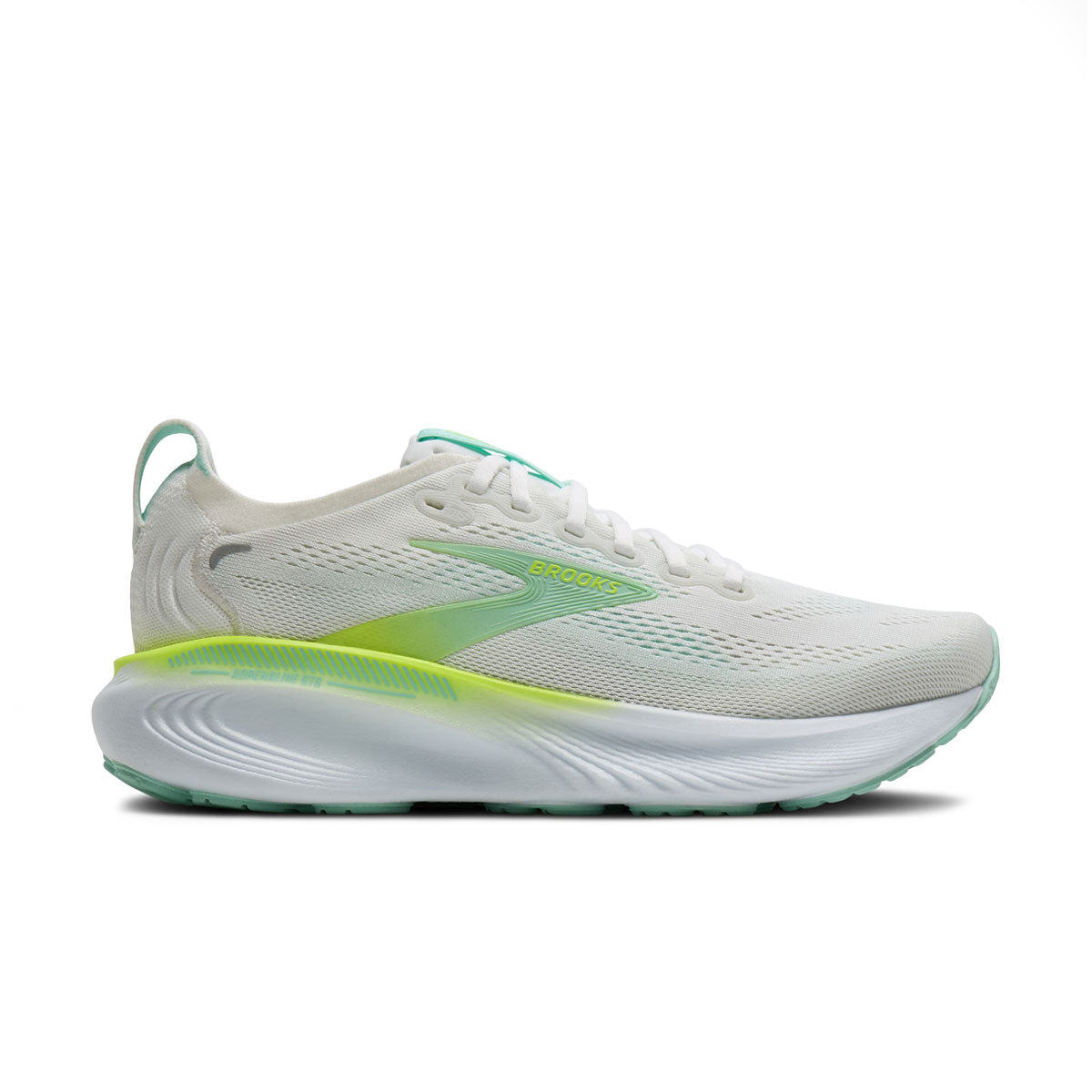 Brooks Adrenaline GTS 25 Dame løbesko i hvid og grøn