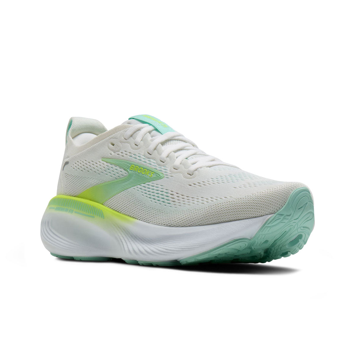 Brooks Adrenaline GTS 25 Dame løbesko i hvid og mintgrøn