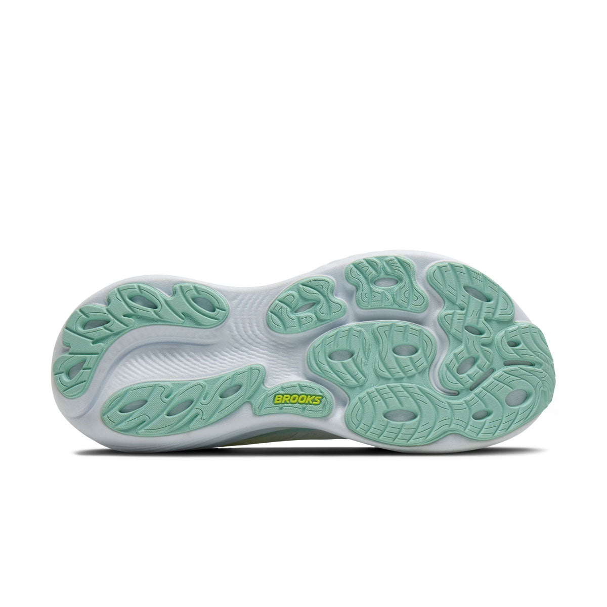 Brooks Adrenaline GTS 25 Dame sål med grønt mønster