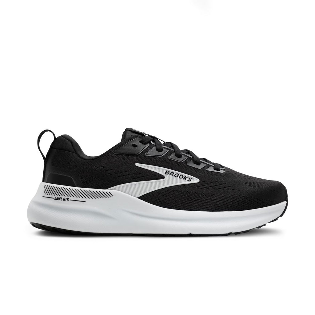 Brooks Ariel GTS 26 dame løbesko i sort og hvid