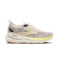 Brooks Glycerin 23 Dame løbesko i hvid og gul
