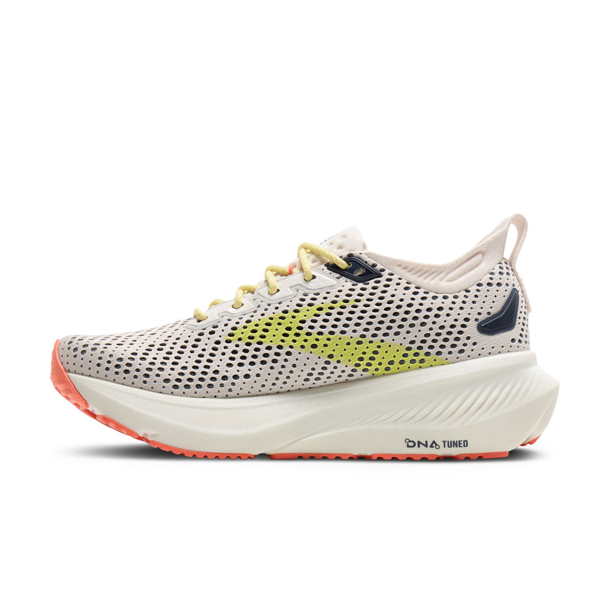 Brooks Glycerin 23 Dame løbesko i beige og gul med netoverdel
