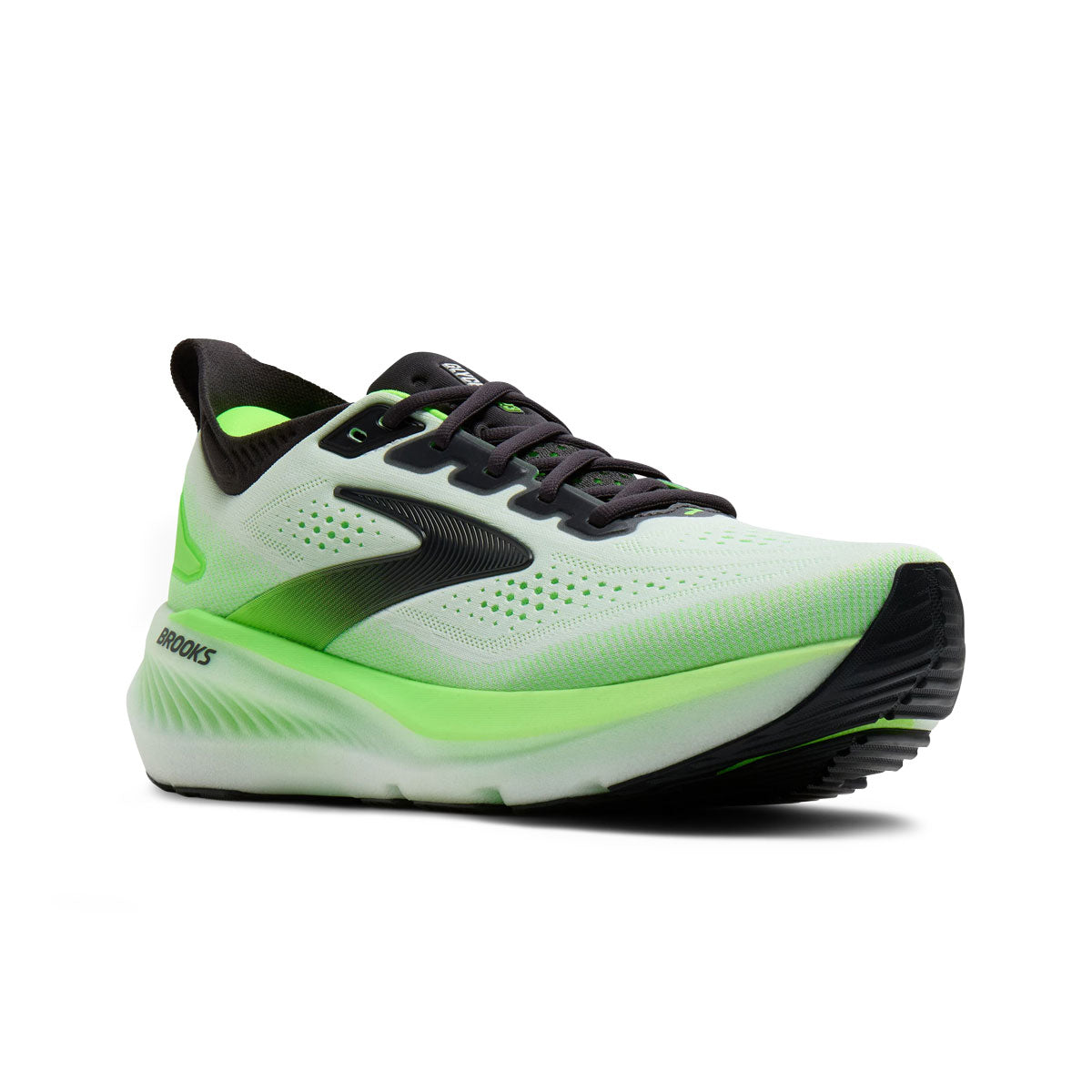 Brooks Glycerin 23 Herre løbesko i grøn og sort