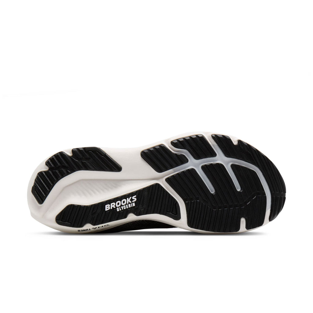 Brooks Glycerin 23 herre løbesko sål med gummimønster