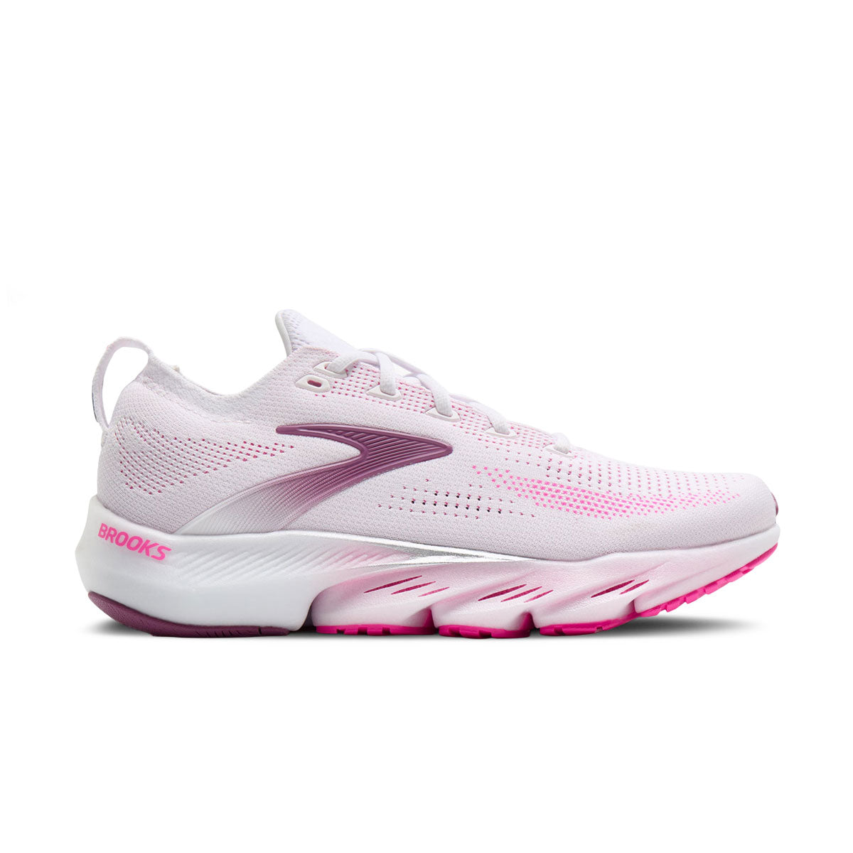 Brooks Glycerin Flex Dame løbesko i lyserød og hvid