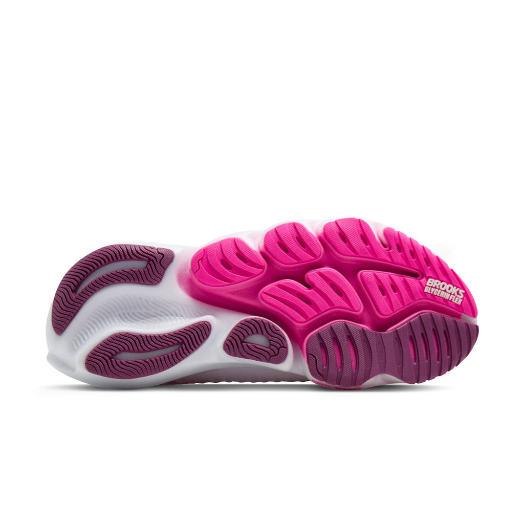 Brooks Glycerin Flex Dame løbesko sål med fleksible mønstre