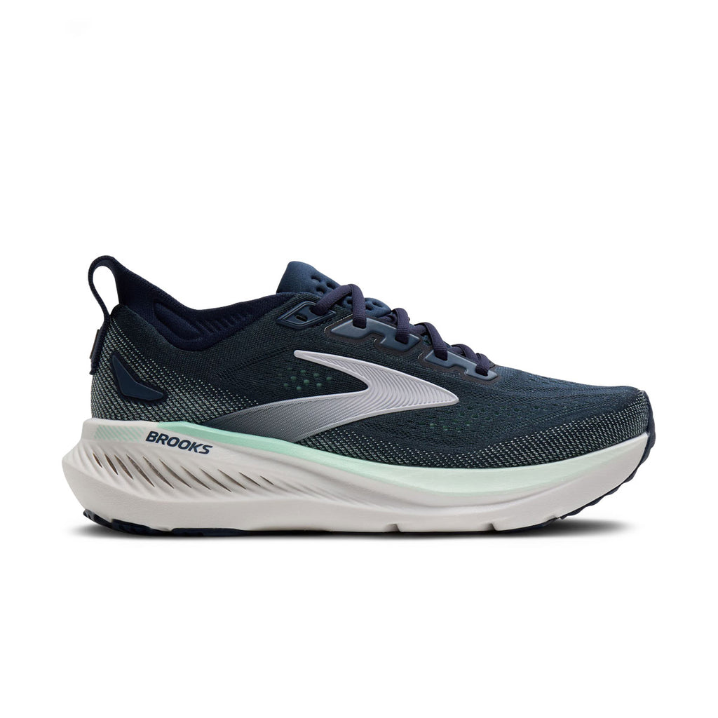 Brooks Glycerin GTS 23 Dame løbesko i blå og grøn farve