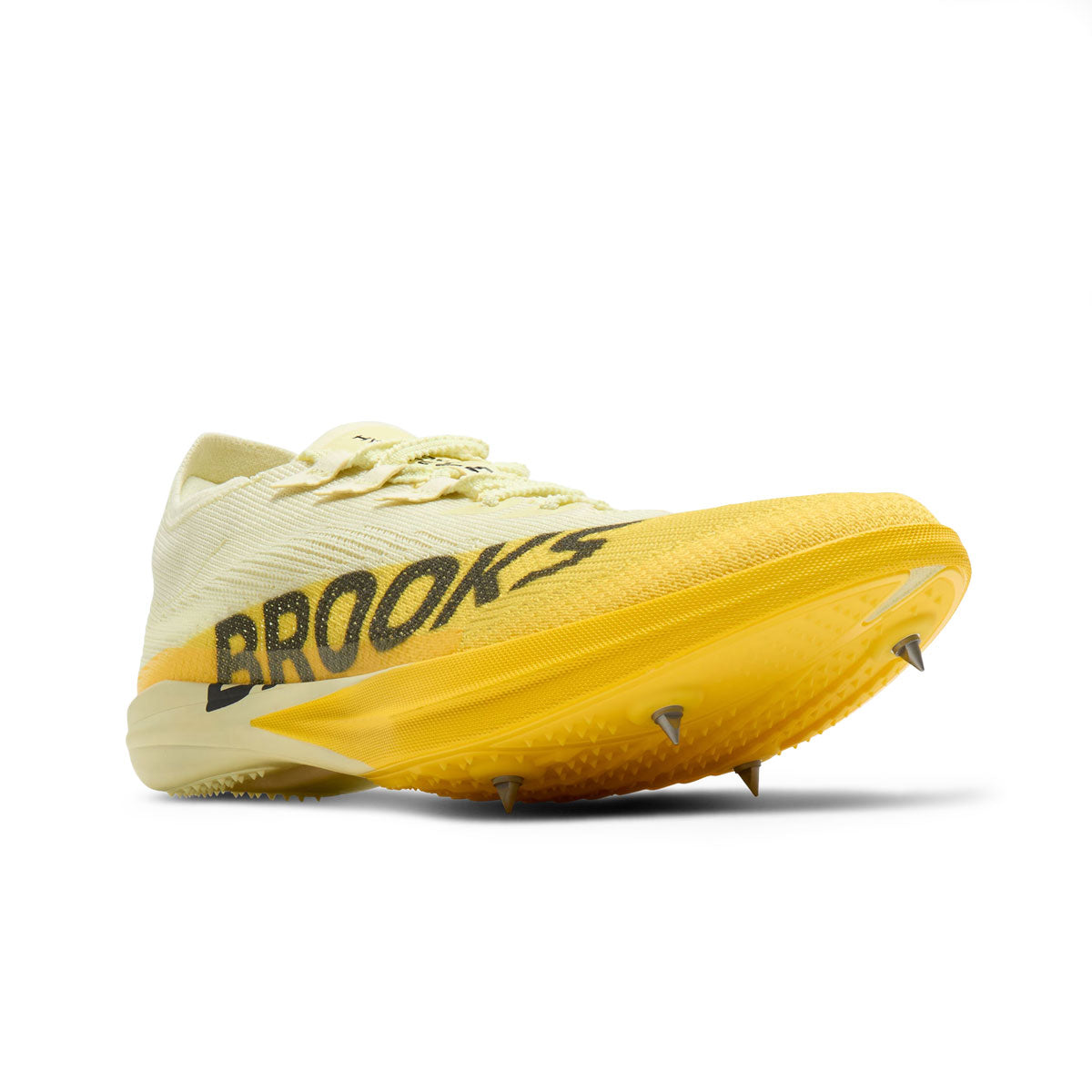 Brooks Hyperion Elite LD 2 løbesko i gul med pigge