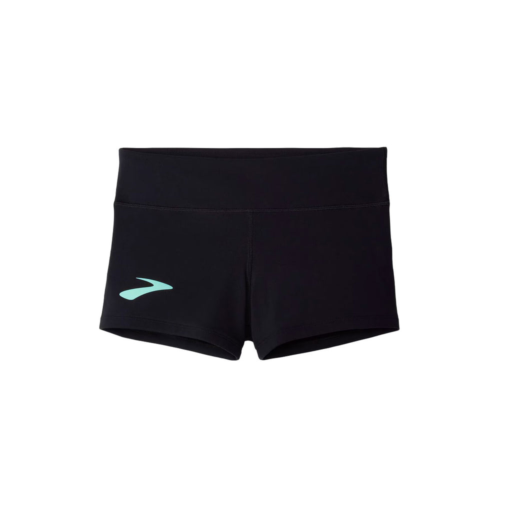 Brooks Pro Kit korte tights til damer i sort med logo