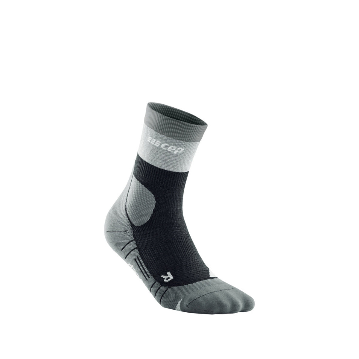 CEP Hiking Light Merino Mid Cut Socks grey