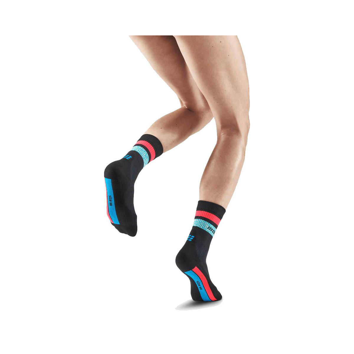 CEP Miami Vibes 80's Socks, mid cut, women