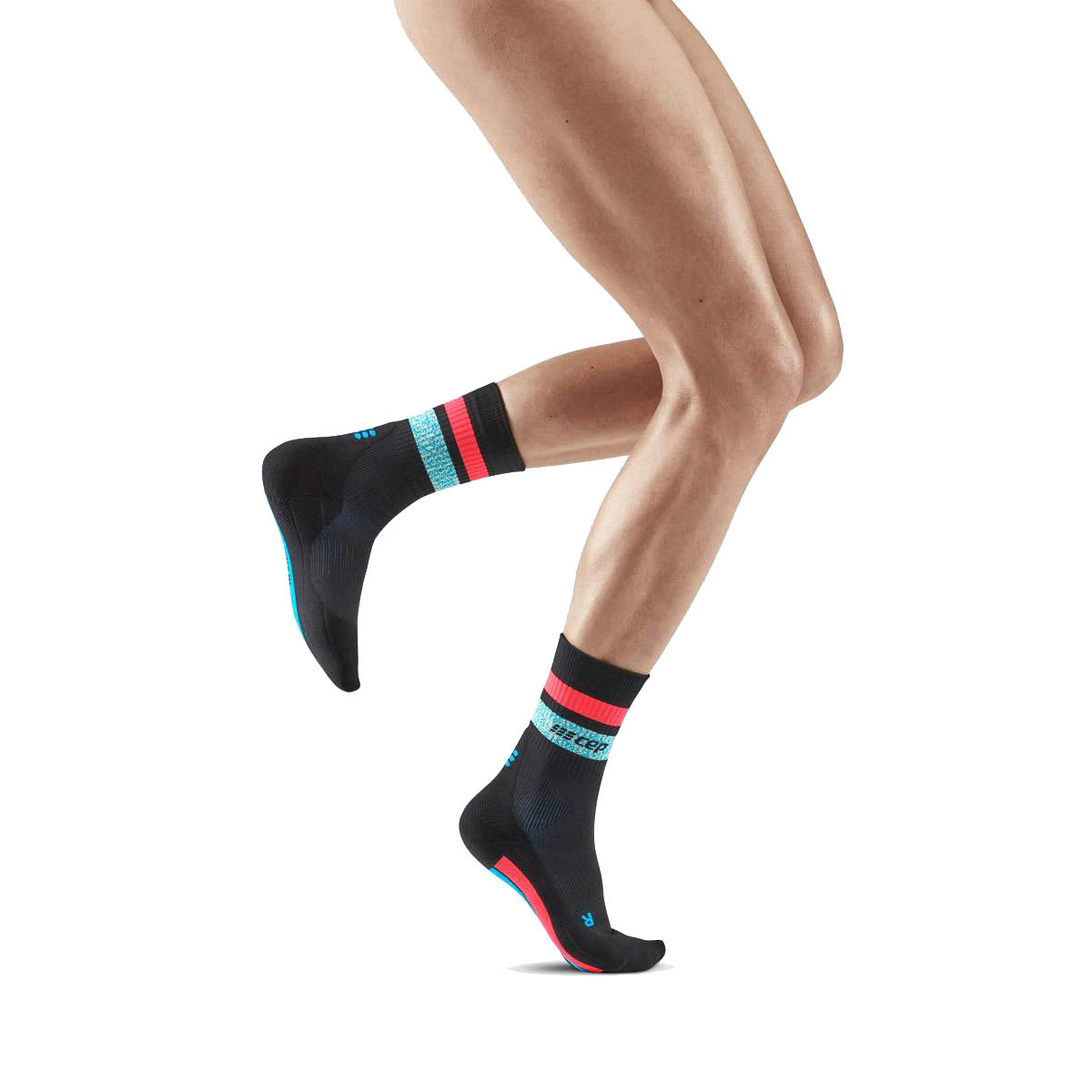 CEP Miami Vibes 80's Socks, mid cut, women
