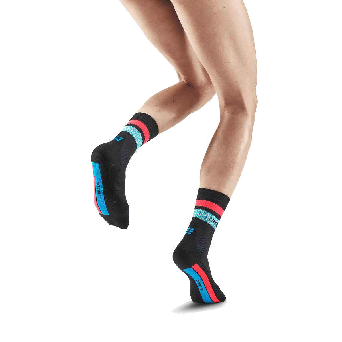 CEP Miami Vibes 80's Socks, mid cut, women