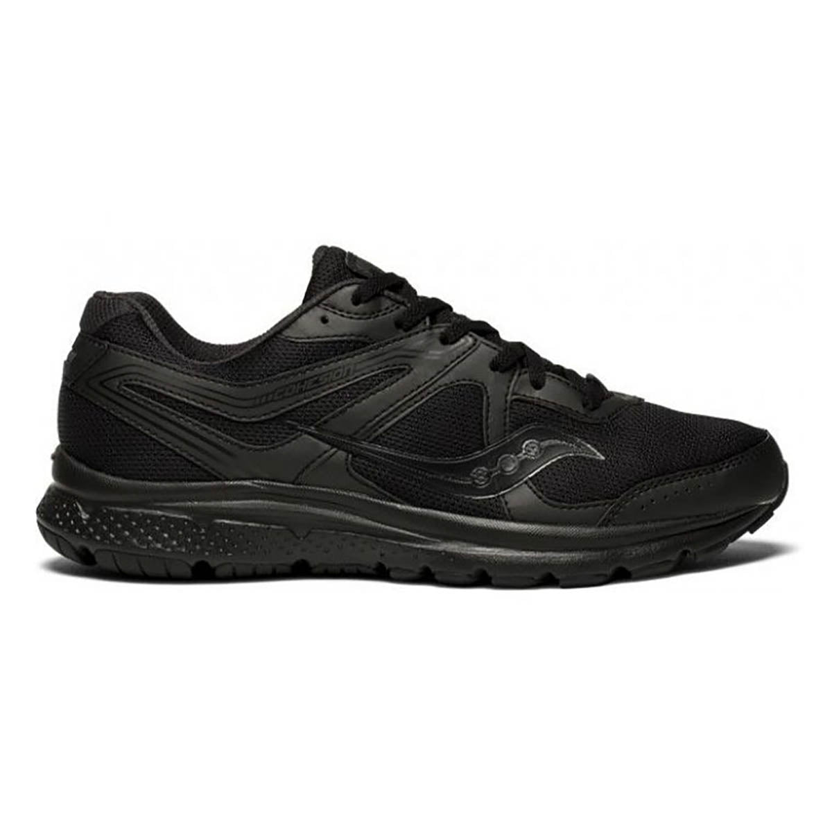 Sort Saucony Cohesion 11 walkersko til mænd med åndbart materiale