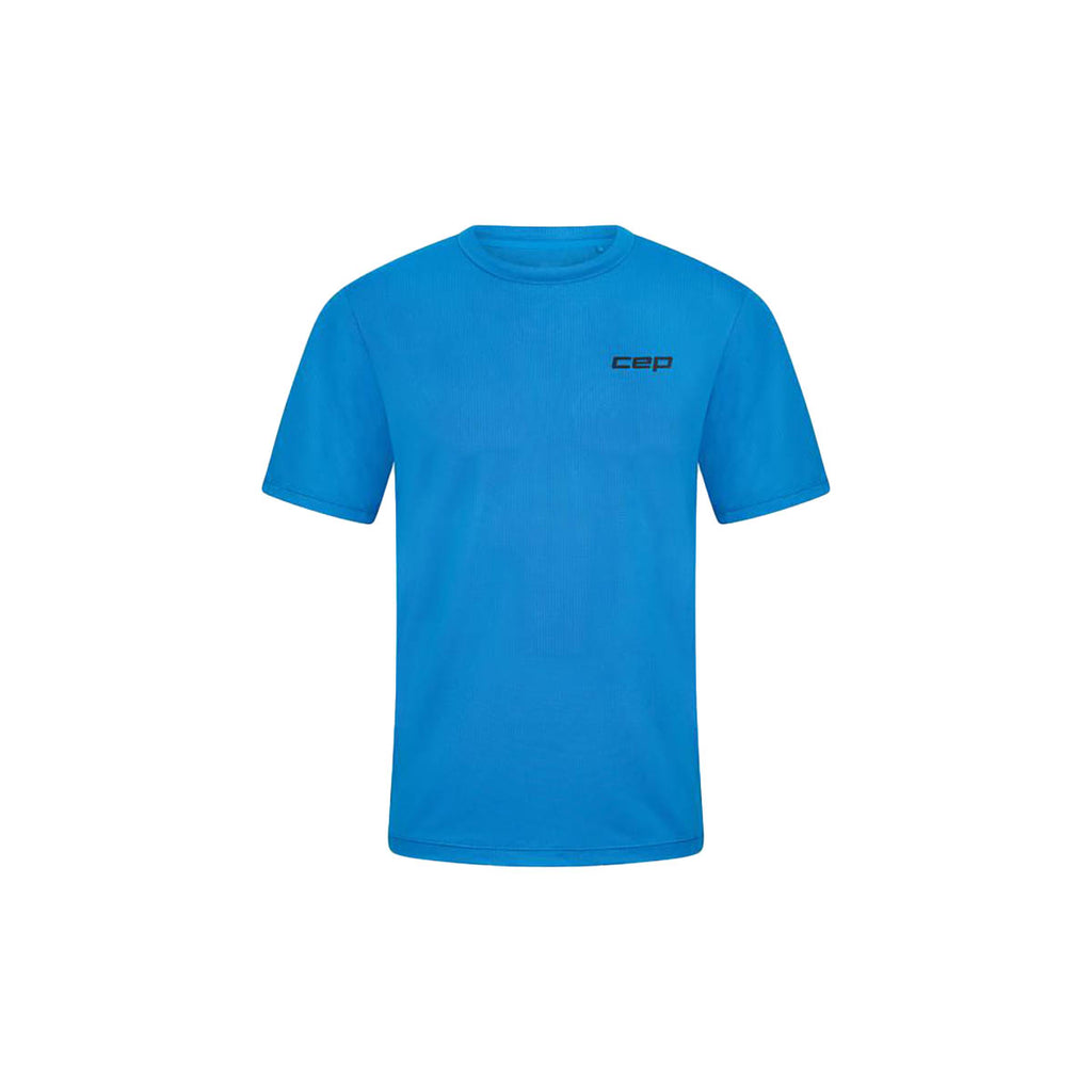 CEP Run Shirt, Short Sleeve, Blue, women