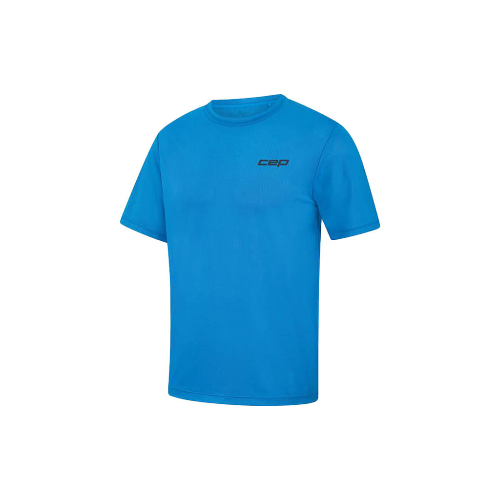 CEP Run Shirt, Short Sleeve, Blue, women