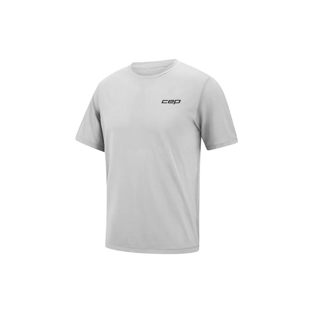 CEP Run Shirt, Short Sleeve, Light grey, men