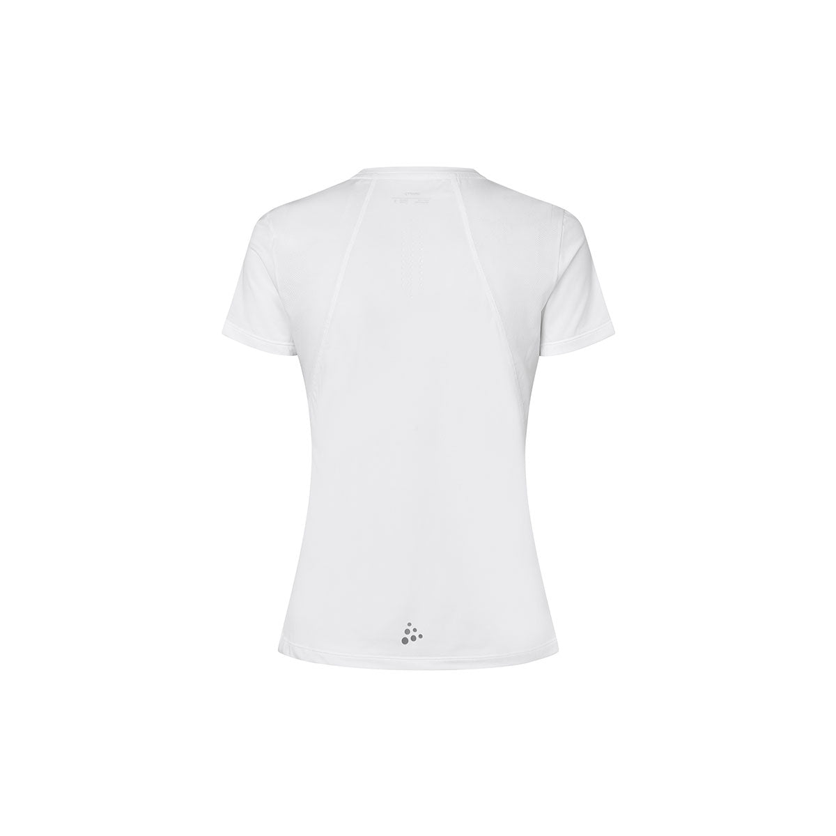Hvid T-shirt med kort ærme til damer