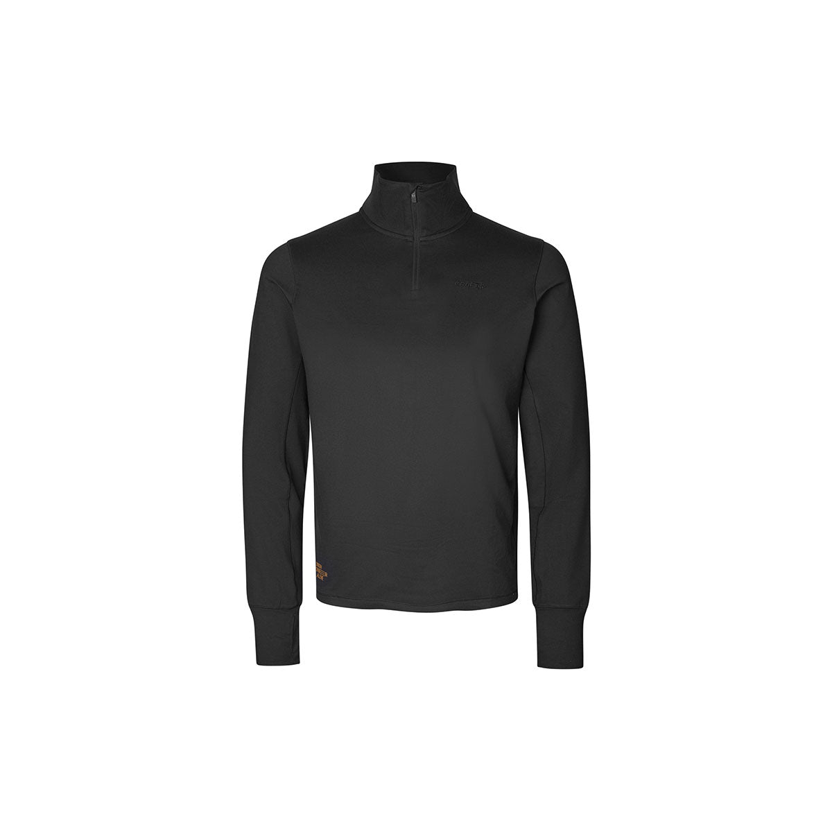Sort Craft Flow Half Zip langærmet trøje til herrer