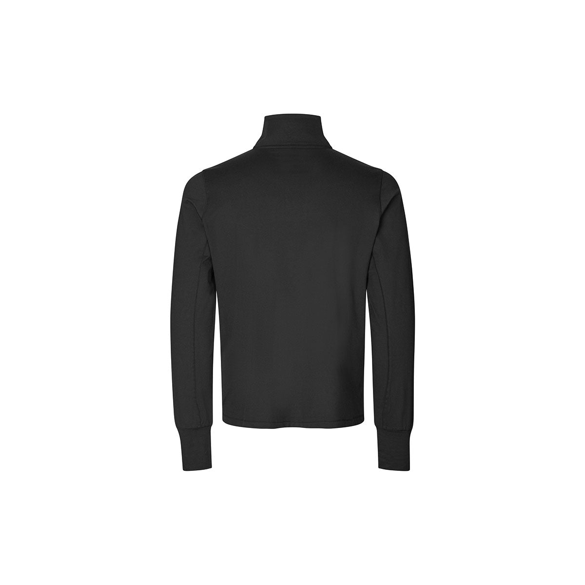 Sort Craft Flow Half Zip langærmet trøje til mænd, bagudskuende vinkel