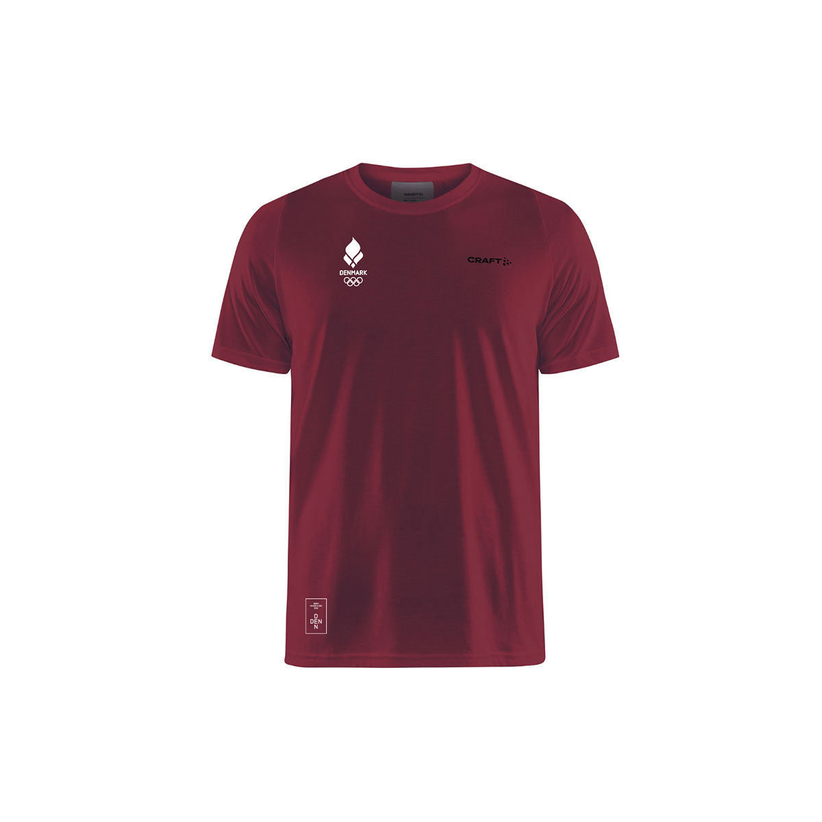 Rød Craft Collective Bi-Bland SS Tee til herrer