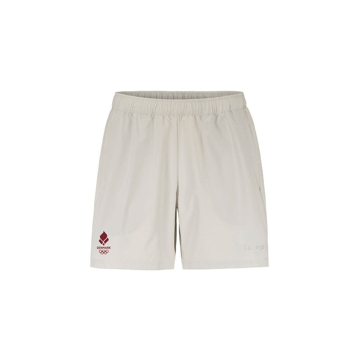 Lette shorts til mænd med elastisk talje og olympisk logo
