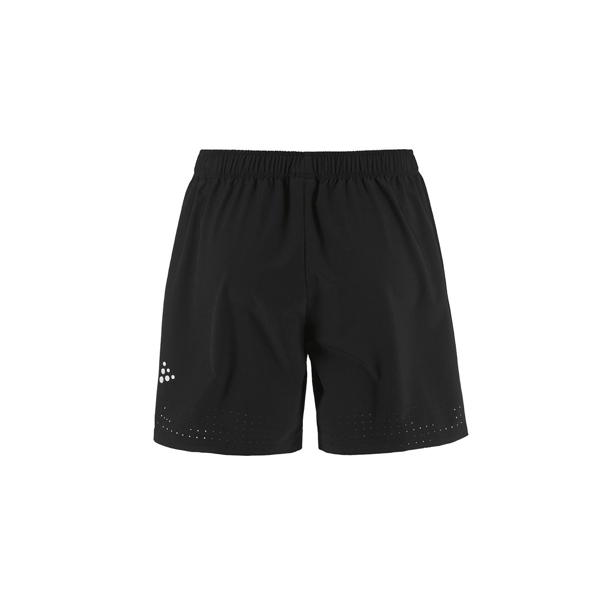 Sorte herre shorts med hvidt prikmønster på benene