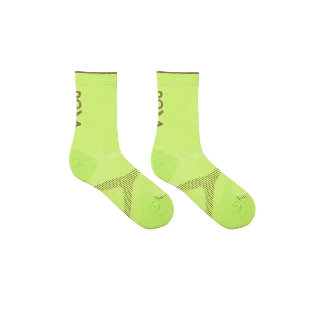 Doxa Addon Crew Socks Blaze i neon grøn farve