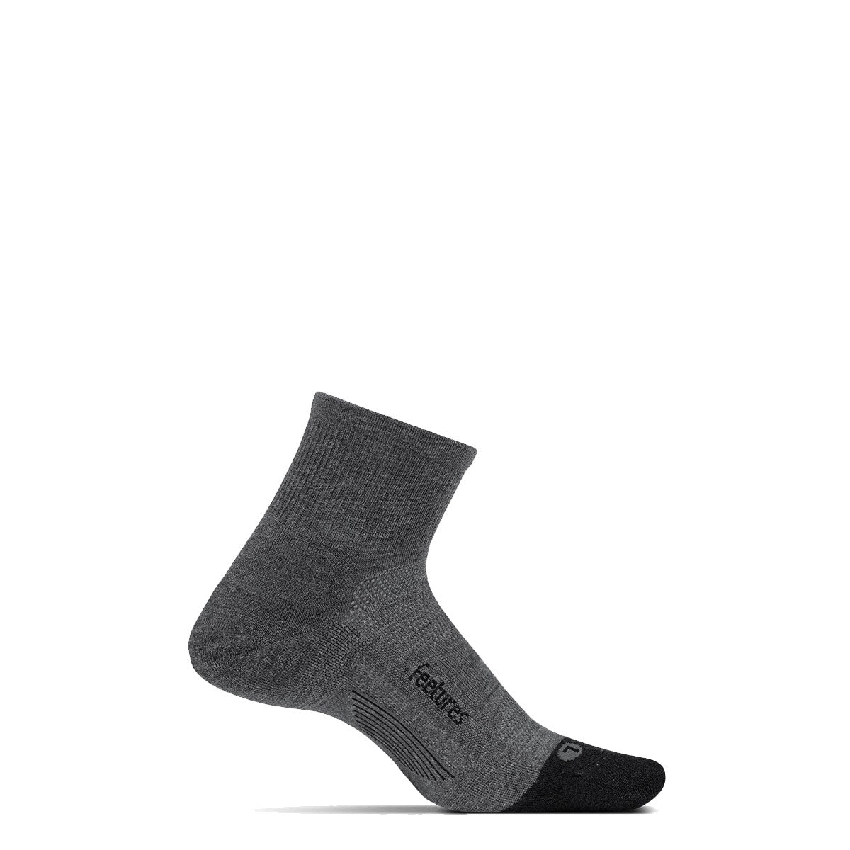 Feetures M10 Ultra Light Quarter Grå