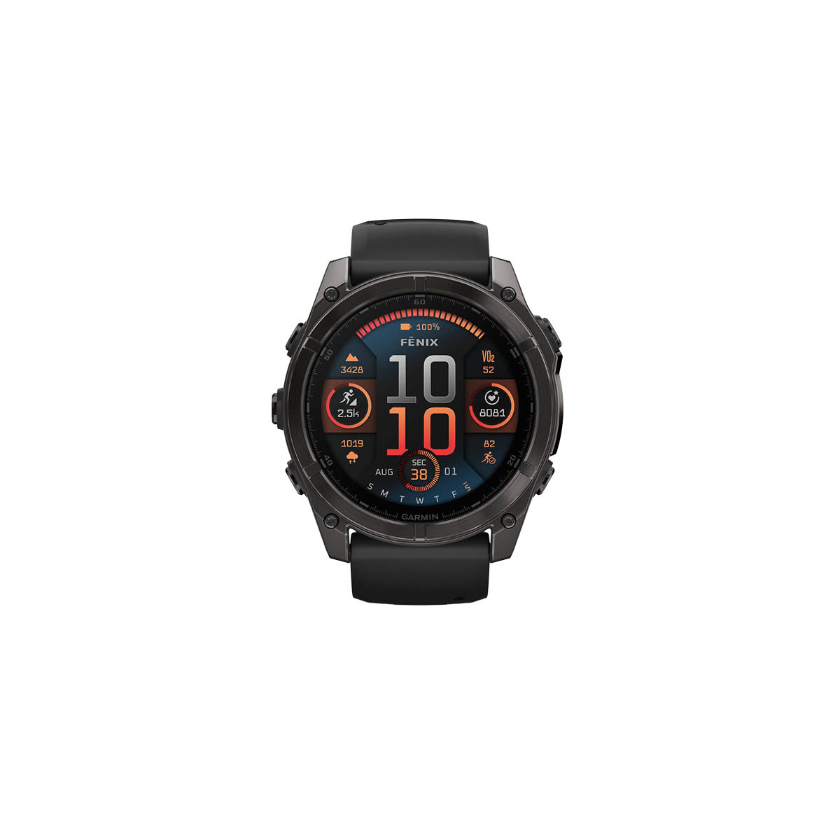 Garmin Fenix 8, 51mm AMOLED, Sapphire, Carbon Gray