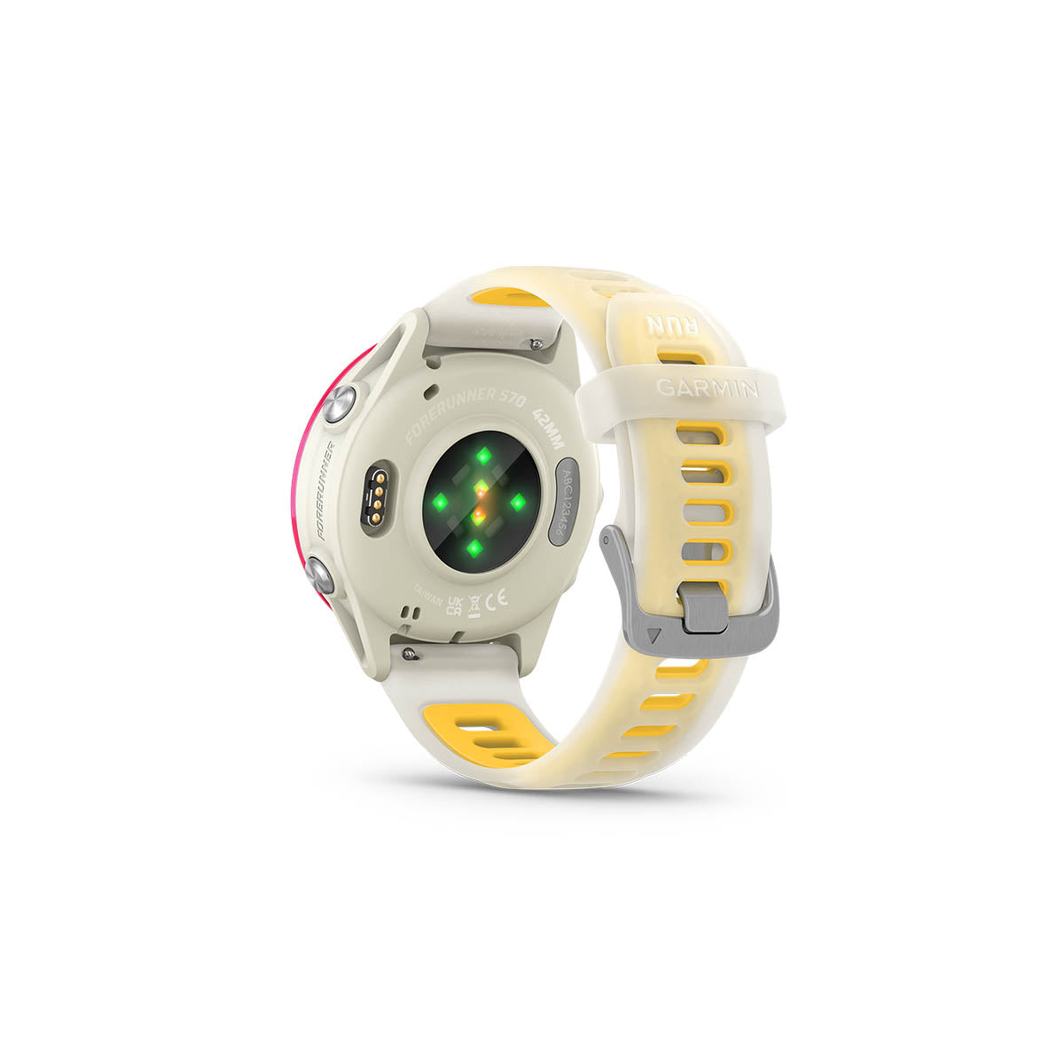 Garmin Forerunner 570, 42 mm, Bone/Raspberry/Mango