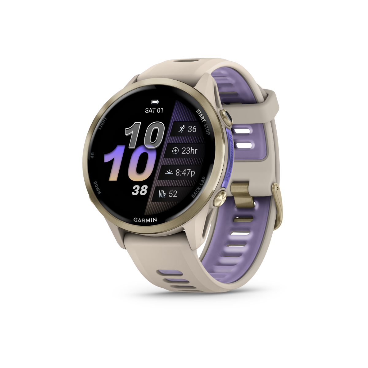 Garmin Forerunner 970, French Gray/Indigo