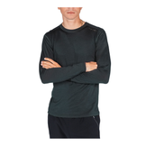 Fusion C3 Merino LS herre grøn på model med hvid baggrund