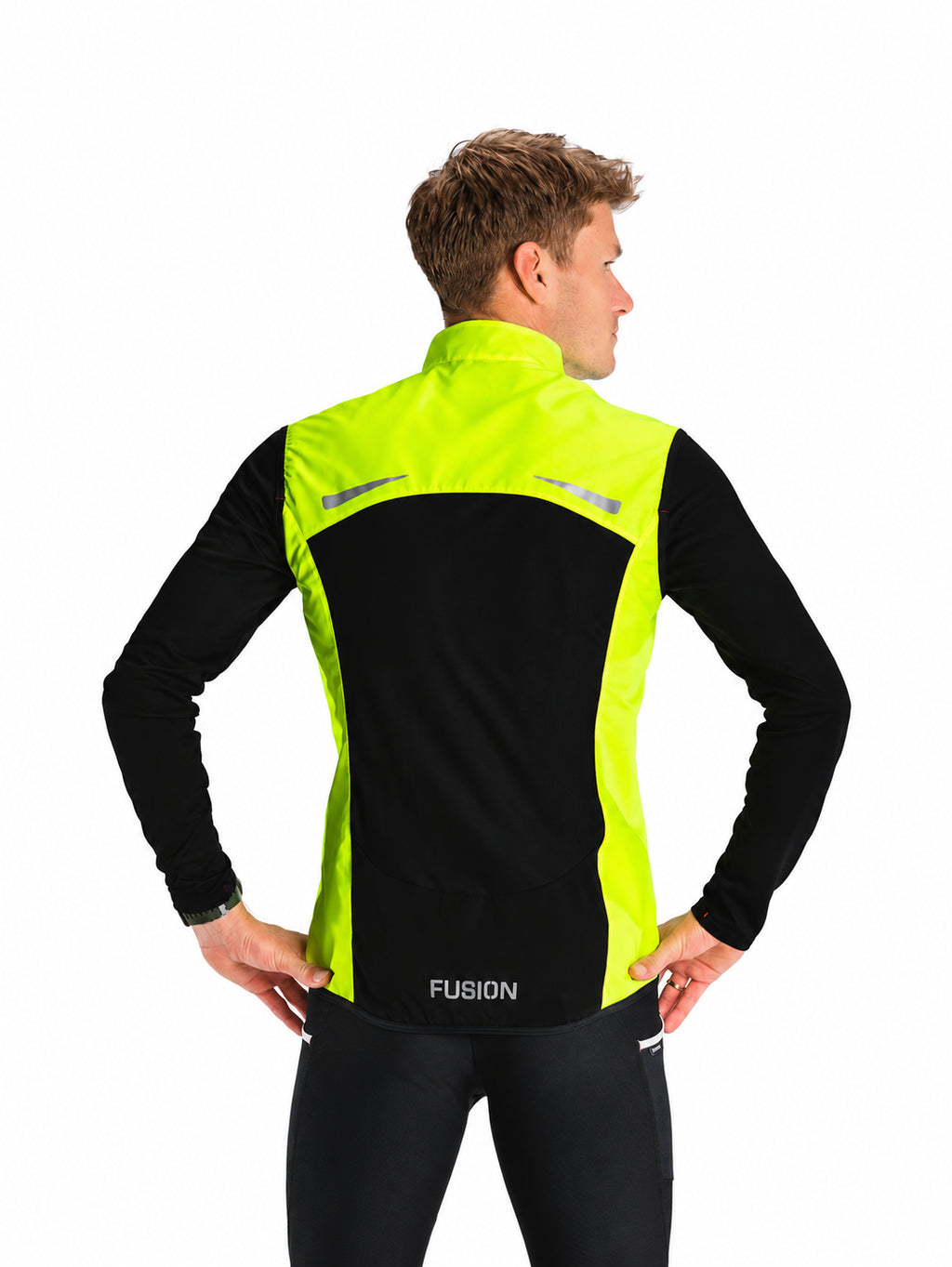 FUSION S1 Run Vest Herre – yellow – billede 2