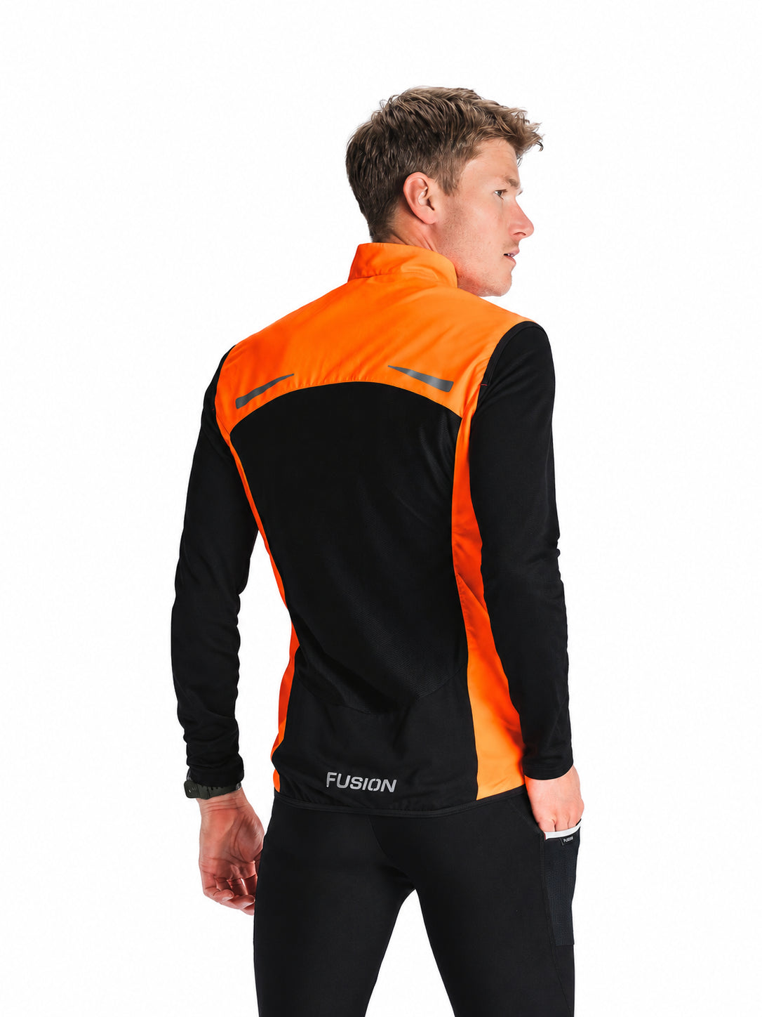 FUSION S1 Run Vest Herre – orange – billede 2