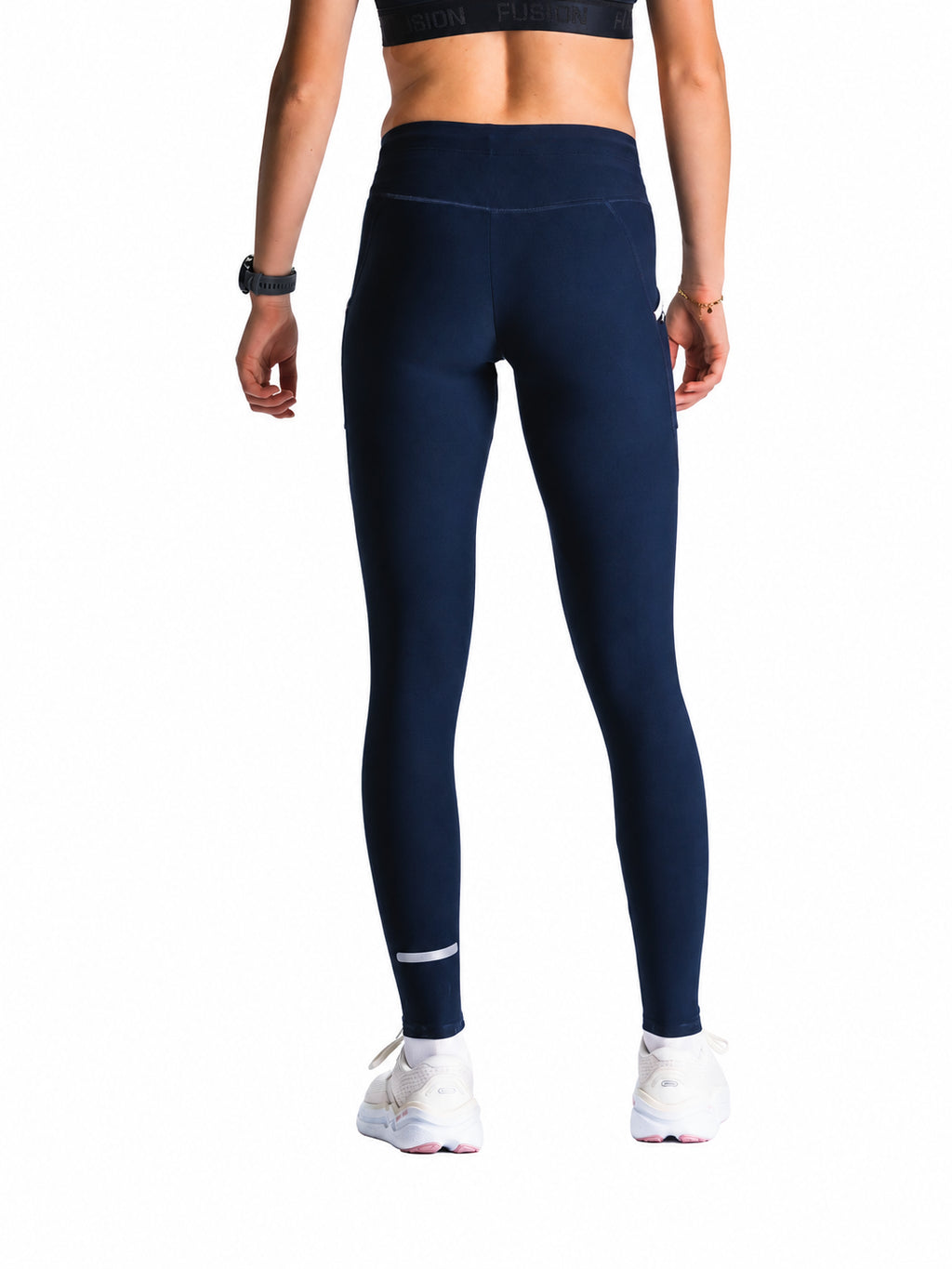 FUSION Long Tights Unisex – night-blue – billede 2