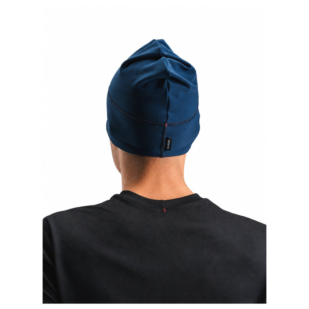 Fusion Recharge beanie i night blue med logoetiket