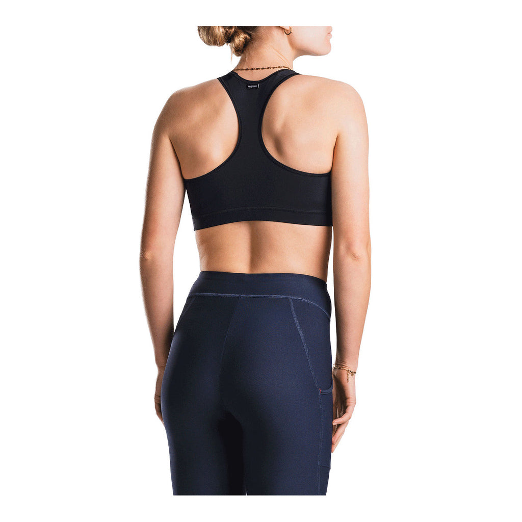 Fusion Sports Dame sports-bh med racerback og sort rygpanel