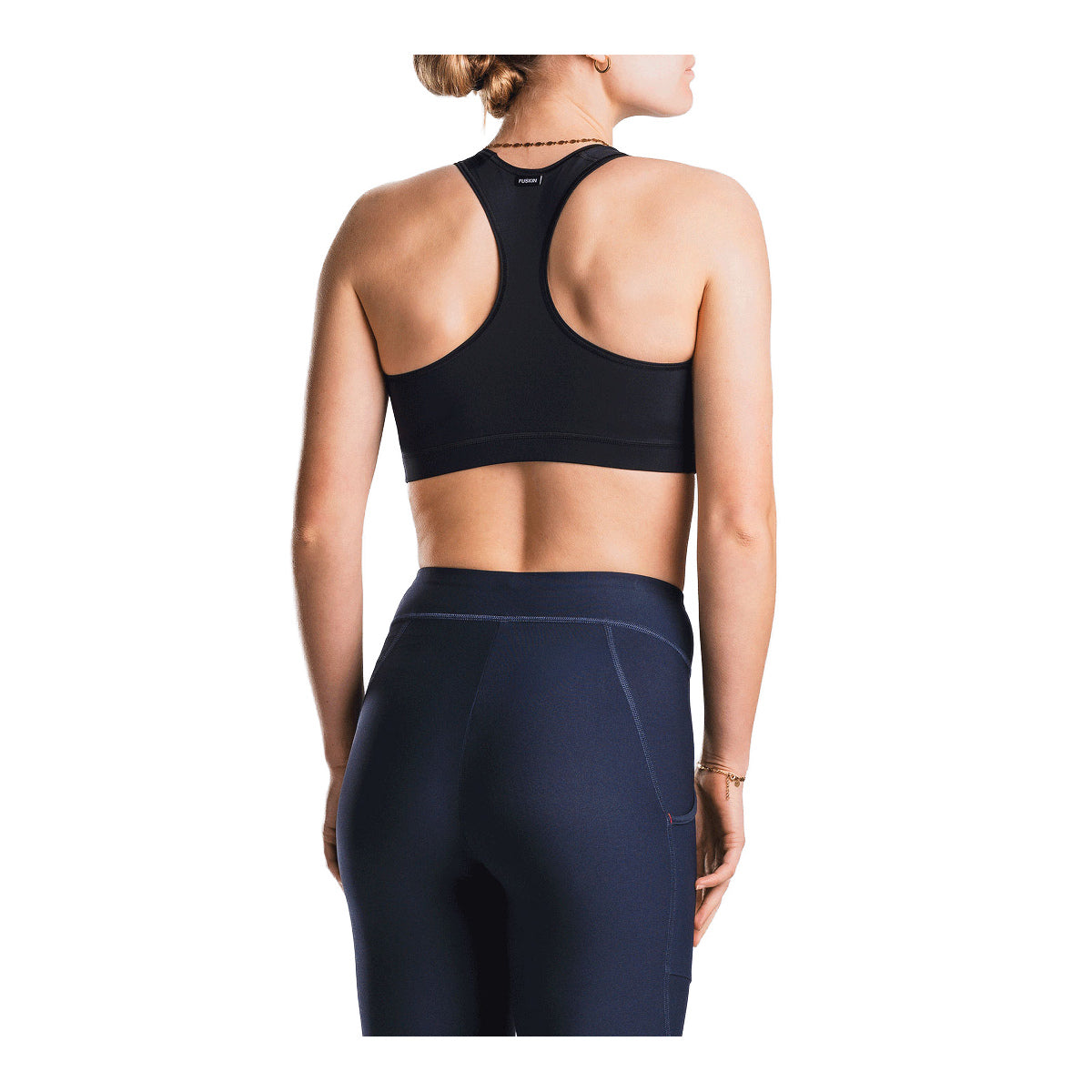 Fusion Sports Dame sports-bh med racerback og sort rygpanel