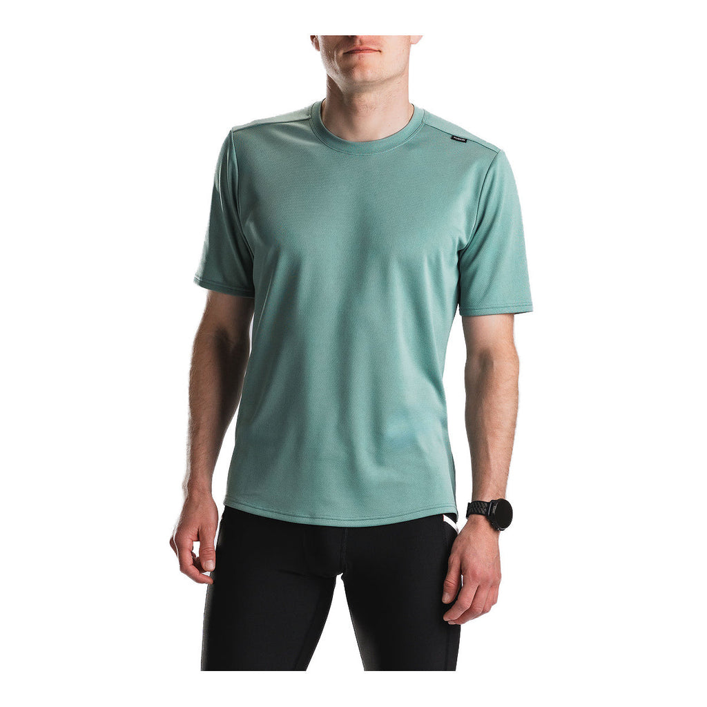 FUSION TEMPO! herre T-shirt med korte ærmer i grøn farve