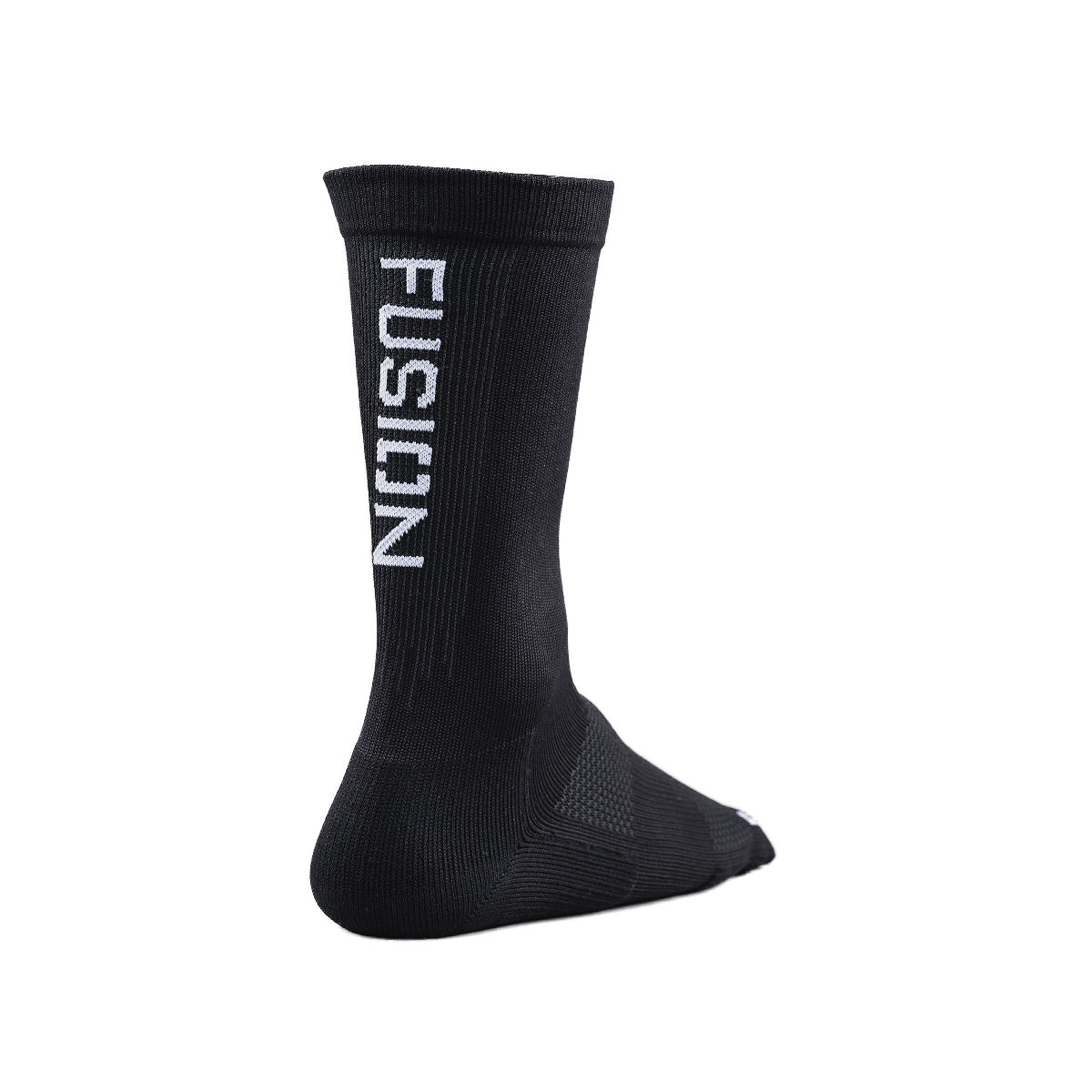 Fusion Tempo one sok i sort med hvidt logo foran