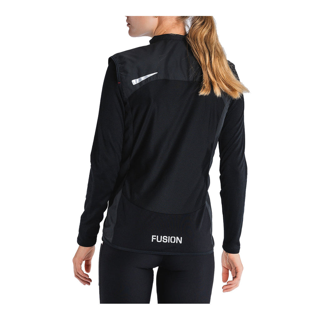 FUSION S1 run vest til dame med lange ærmer og logo